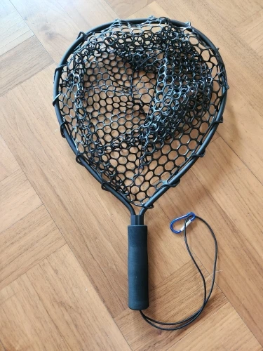 Ultralight Aluminum Fishing Net with Silicone Mesh photo review