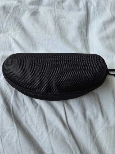 Sunglass Case with Carabiner Hook Colorful Sunglasses Hard Case Zipper Eyeglasses and Sunglass Holder photo review