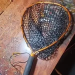 Ultralight Aluminum Fishing Net with Silicone Mesh photo review