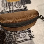 Sunglass Case with Carabiner Hook Colorful Sunglasses Hard Case Zipper Eyeglasses and Sunglass Holder photo review