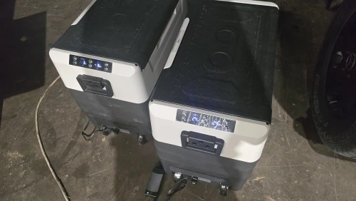 Portable Compressor Car Refrigerator – 35L / 45L / 55L with Foldable Handle & Wheels photo review