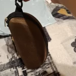 Sunglass Case with Carabiner Hook Colorful Sunglasses Hard Case Zipper Eyeglasses and Sunglass Holder photo review