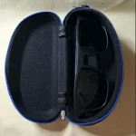 Sunglass Case with Carabiner Hook Colorful Sunglasses Hard Case Zipper Eyeglasses and Sunglass Holder photo review