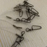 10-Pack Fluorocarbon Fishing Leaders – 20lb / 50lb Line with Swivels & Snaps photo review