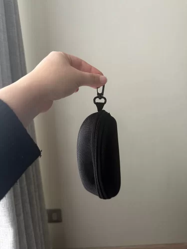 Sunglass Case with Carabiner Hook Colorful Sunglasses Hard Case Zipper Eyeglasses and Sunglass Holder photo review