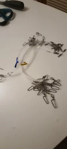 10-Pack Fluorocarbon Fishing Leaders – 20lb / 50lb Line with Swivels & Snaps photo review