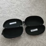 Sunglass Case with Carabiner Hook Colorful Sunglasses Hard Case Zipper Eyeglasses and Sunglass Holder photo review