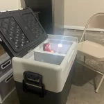 Portable Compressor Car Refrigerator – 35L / 45L / 55L with Foldable Handle & Wheels photo review