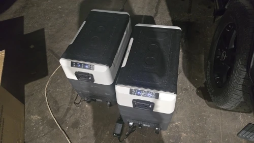 Portable Compressor Car Refrigerator – 35L / 45L / 55L with Foldable Handle & Wheels photo review