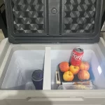 Portable Compressor Car Refrigerator – 35L / 45L / 55L with Foldable Handle & Wheels photo review