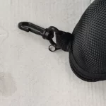 Sunglass Case with Carabiner Hook Colorful Sunglasses Hard Case Zipper Eyeglasses and Sunglass Holder photo review