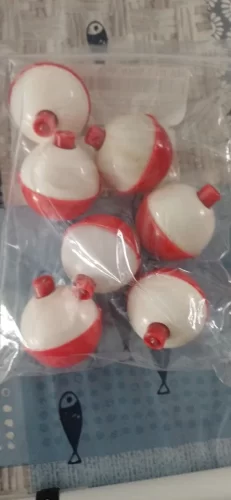 7pcs Fishing Float Set – Snap-On Round Bobbers (0.5–2.5 inch) for Freshwater & Saltwater photo review