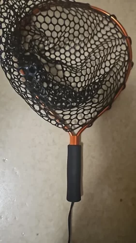 Ultralight Aluminum Fishing Net with Silicone Mesh photo review