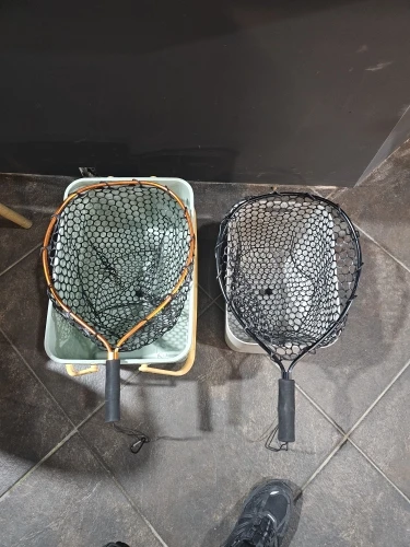 Ultralight Aluminum Fishing Net with Silicone Mesh photo review