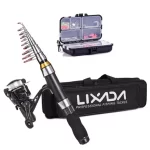 Lixada Telescopic Fishing Rod & Reel Combo – Full Carbon Fiber Travel Kit with Carry Case photo review