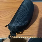 Sunglass Case with Carabiner Hook Colorful Sunglasses Hard Case Zipper Eyeglasses and Sunglass Holder photo review