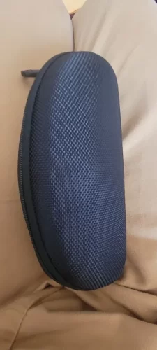 Sunglass Case with Carabiner Hook Colorful Sunglasses Hard Case Zipper Eyeglasses and Sunglass Holder photo review