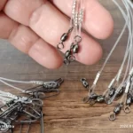 10-Pack Fluorocarbon Fishing Leaders – 20lb / 50lb Line with Swivels & Snaps photo review