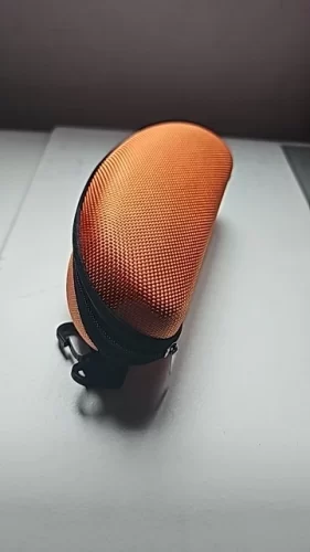 Sunglass Case with Carabiner Hook Colorful Sunglasses Hard Case Zipper Eyeglasses and Sunglass Holder photo review