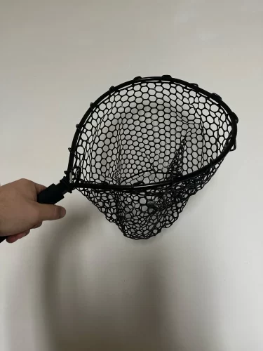 Ultralight Aluminum Fishing Net with Silicone Mesh photo review