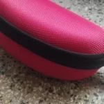 Sunglass Case with Carabiner Hook Colorful Sunglasses Hard Case Zipper Eyeglasses and Sunglass Holder photo review