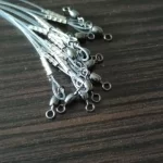 10-Pack Fluorocarbon Fishing Leaders – 20lb / 50lb Line with Swivels & Snaps photo review