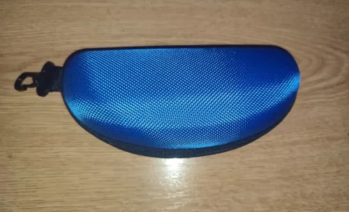 Sunglass Case with Carabiner Hook Colorful Sunglasses Hard Case Zipper Eyeglasses and Sunglass Holder photo review