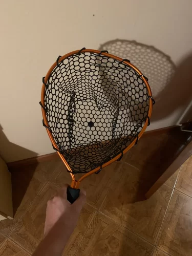 Ultralight Aluminum Fishing Net with Silicone Mesh photo review